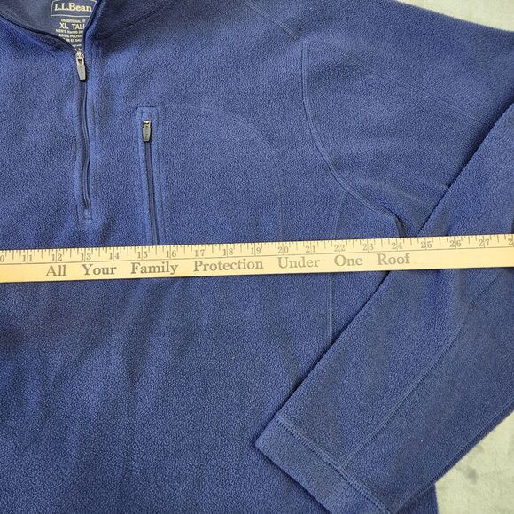 LL Bean Sweater Mens XLT 1/4 Zip Pullover Outdoors Gorpcore Camping Hiker Urban - Picture 8 of 9